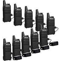 Retevis RT22 Walkie Talkies for Adults, Long Range 2 Way Radios Rechargeable 16 Channel FRS Mini VOX Hands-Free,Two Way Radio