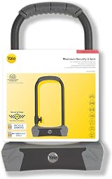 Yale YUL3/14/230/1 Maximum Defendor U Bike Lock Sold Secure Gold Black view 7
