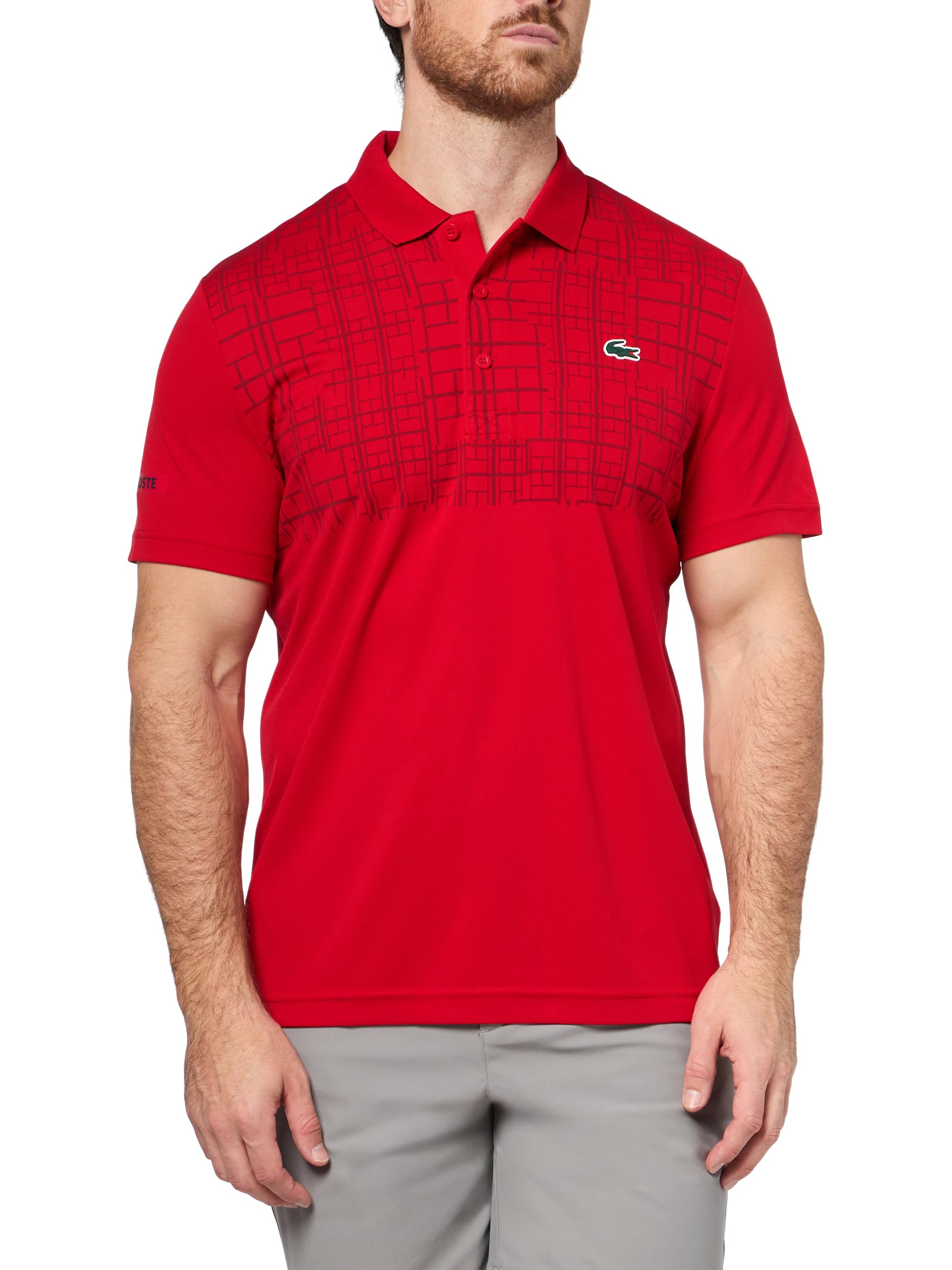 Lacoste Men’s Sport Tennis x Novak Djokovic Polo, Red, XX-Large