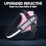 Belababy Soft No Pull Dog Harness X Small Adjustable Reflective Pink view 6