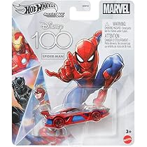 Hot Wheels Character Cars Vehículo de Juguete Spider-Man a Escala ...