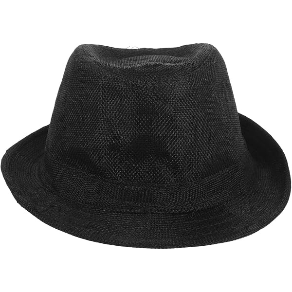 Jiuguva 12 sombreros negros de Bowler Derby a granel, suministros de fiesta de los años 20, gorra de bolera de plástico, vestido de fiesta de los años 20, gorra Derby para