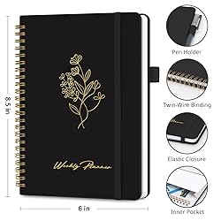 Undated Weekly Planner, Weekly To Do List Notebook