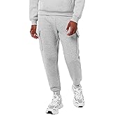 Everlast Mens Cargo Track Pants | Sweatpants for Men with Pockets, Fleece Joggers, Workout & Lounge Track Pants