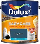 Dulux Easycare Washable & Tough Matt Emulsion Paint Indigo 2.5L view 2