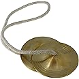 Genx Indian Traditional Brass Manjeera Manjira Musical Instruments Percussion Hand Cymbals for Hindu Bhajans 2.5 Inches