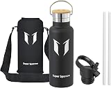 Super Sparrow Stainless Steel Water Bottle 500ml Vacuum Insulated BPA Free view 2