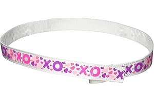 Myself Belts Girls' Easy One Handed Polka Dot (Toddler/Little Kids)