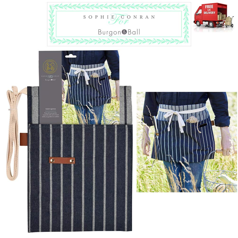 Burgon & Ball Sophie Conran Gardening Waist Apron with Pockets