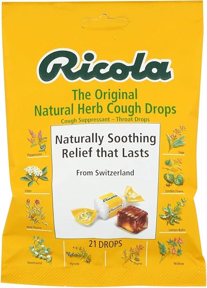 Ricola Original Natural Herbal cough drops - 21 ct (036602079175)