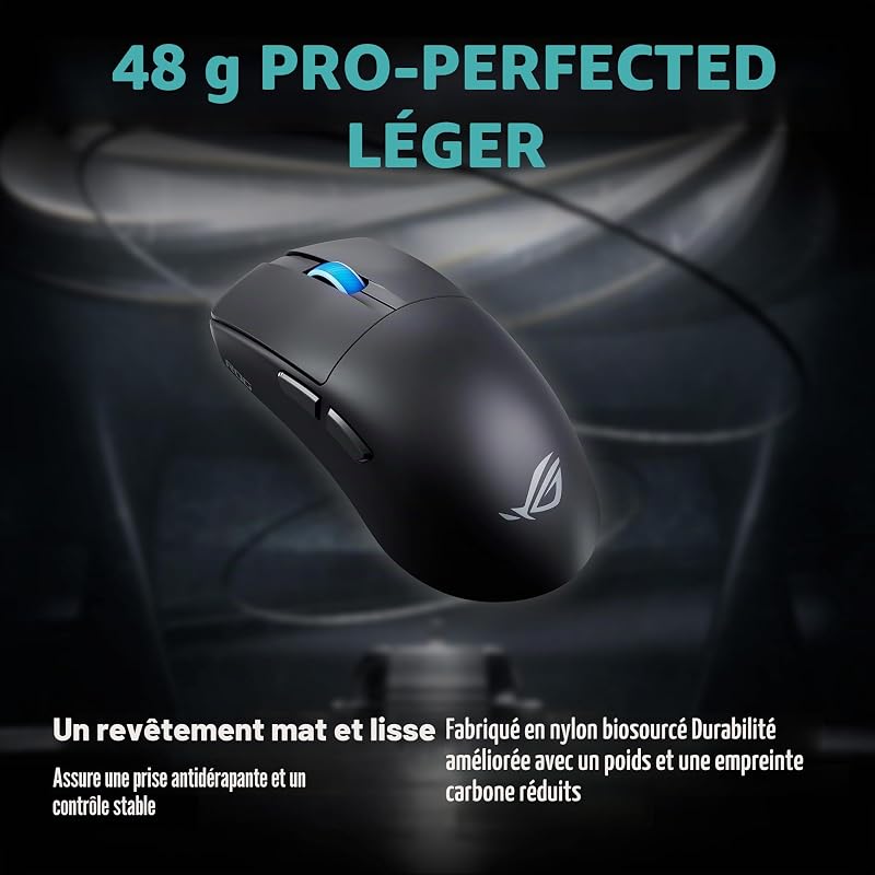 ROG Harpe II Ace - Souris de Jeu sans Fil pour Esport - Noir