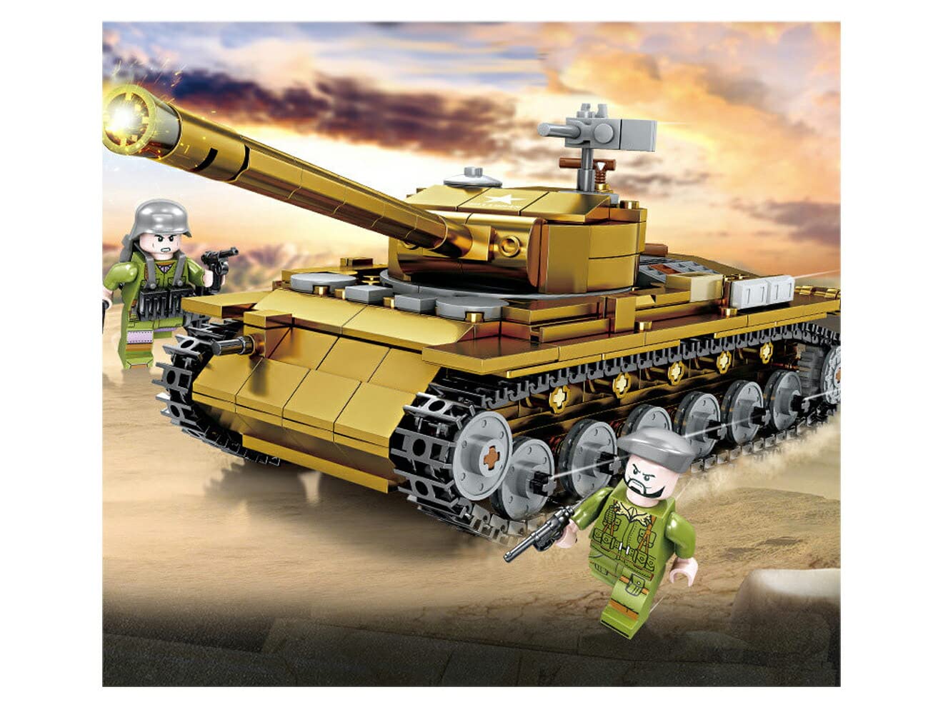 Mua AFM World Tank Series US Military M26 Pershing Heavy Tank 567Blocks ...