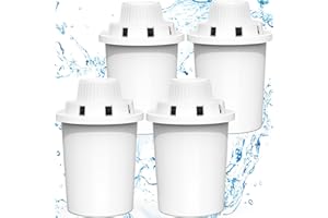 (4 Pack) Pet Water Fountain Filters Replacement, Filter Cartridge for lesotc Dog Water Fountain/Dog Water Bowl Dispenser, High-Efficiency & Safer & Cleaner Water