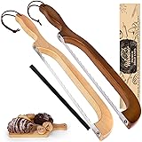 2 Pack Bread Slicer for Homemade Bread, 16'' Wooden