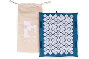 Kanjo FSA HSA Eligible Memory Foam Acupressure Foot Mat | Pressure Point & Acupressure Mat for Feet | Helps Relieve Plantar Fasciitis, Heel Pain & Arch Pain | for Use at Standing Desk