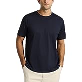 Presics Men’s Supima® Mercerised Cotton T-Shirt – USA-Grown Cotton, Luxury Finish, Crew Neck, Short Sleeve, Structured Fit