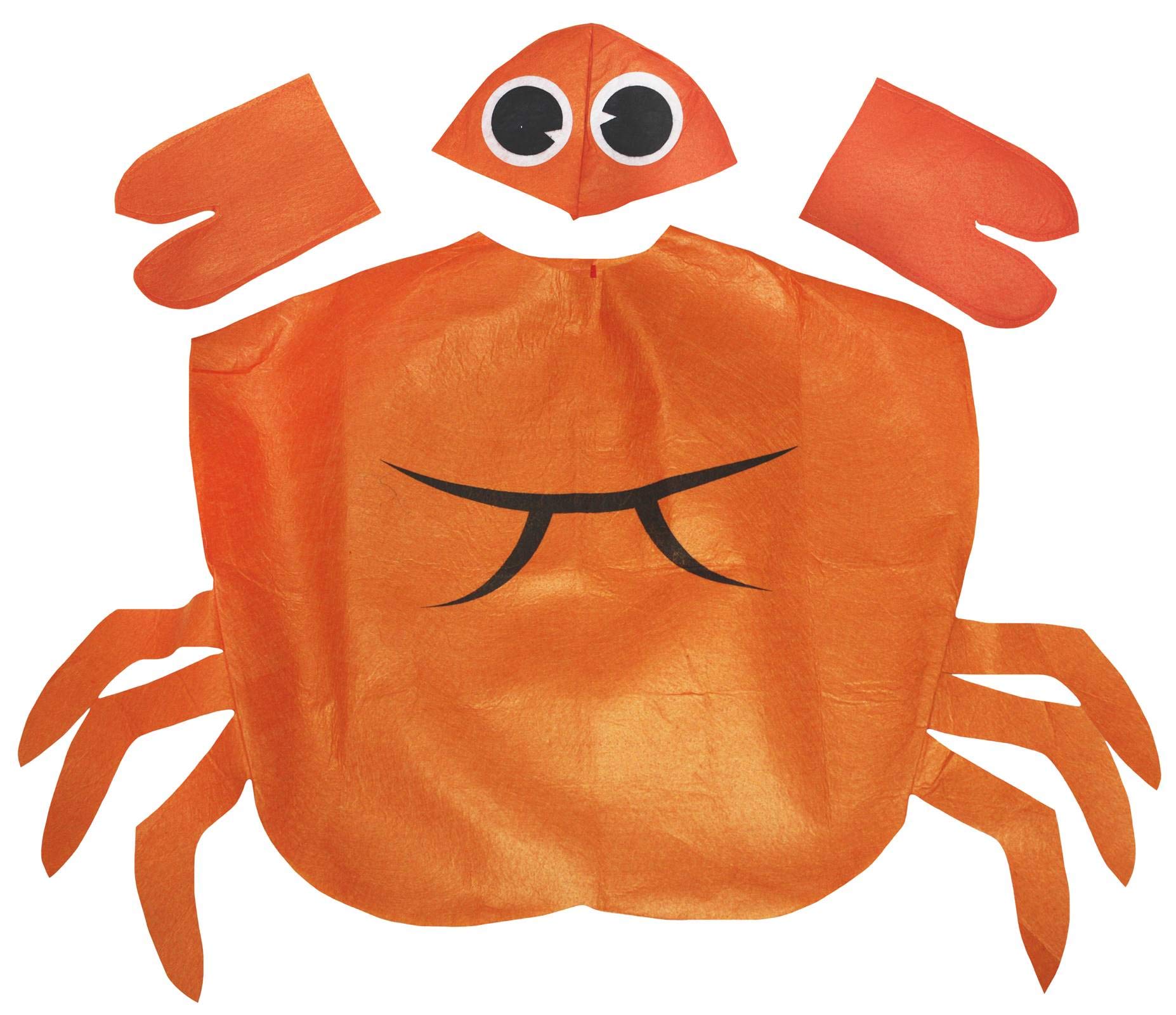 Petitebelle Fruit Animal Novelty Unisex Children Kids Costume (Crab, 3-7year)