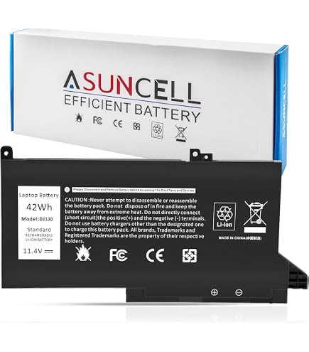 Amazon.com: TREE.NB DJ1J0 Battery for Dell Latitude 12 7000 7280