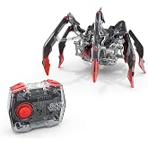 HEX BOTS Remote Control Tarantula Rechargeable Robot Spider Toy | Mechanical Spider RC Toy, 360-Degree Steering, Glowing LED Eyes, Easy to Use Remote, Prank Toys &amp; Gifts for Kids Ages 6+