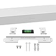 Soundbar Mount for Sonos Ray Sound Bar Includes All Necessary Mounting Hardware, Floating Style Soundbar Wall Bracket for Under TV or Above, Easy to Install, White