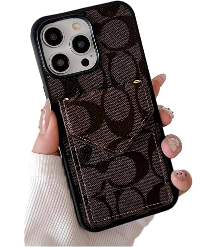 Amazon.com: Coach Leather Slim Wrap Case for Apple iPhone 13