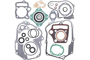 OTOHANS AUTOMOTIVE Gasket Set Compatible with Chinese Honda Engine 110cc 125cc Taotao ATV Dirt Bike Go Kart Quad 4 Wheeler Dune Buggy Coleman Coolester SSR Apollo 1P54FMI