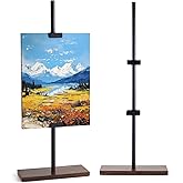 Adjustable Tabletop Picture Frame Stand Up to 29" H, Tabletop Picture Easel Stands, Standing Easel Display for Galleries, Art Paintings Photos, Canvas , Signs, Home Exhibition Restaurant(Black)