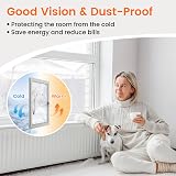 BQMEZRNUS Window Weather Sealing Tape 2in x 32.8ft Clear Adhesive Sealant view 6