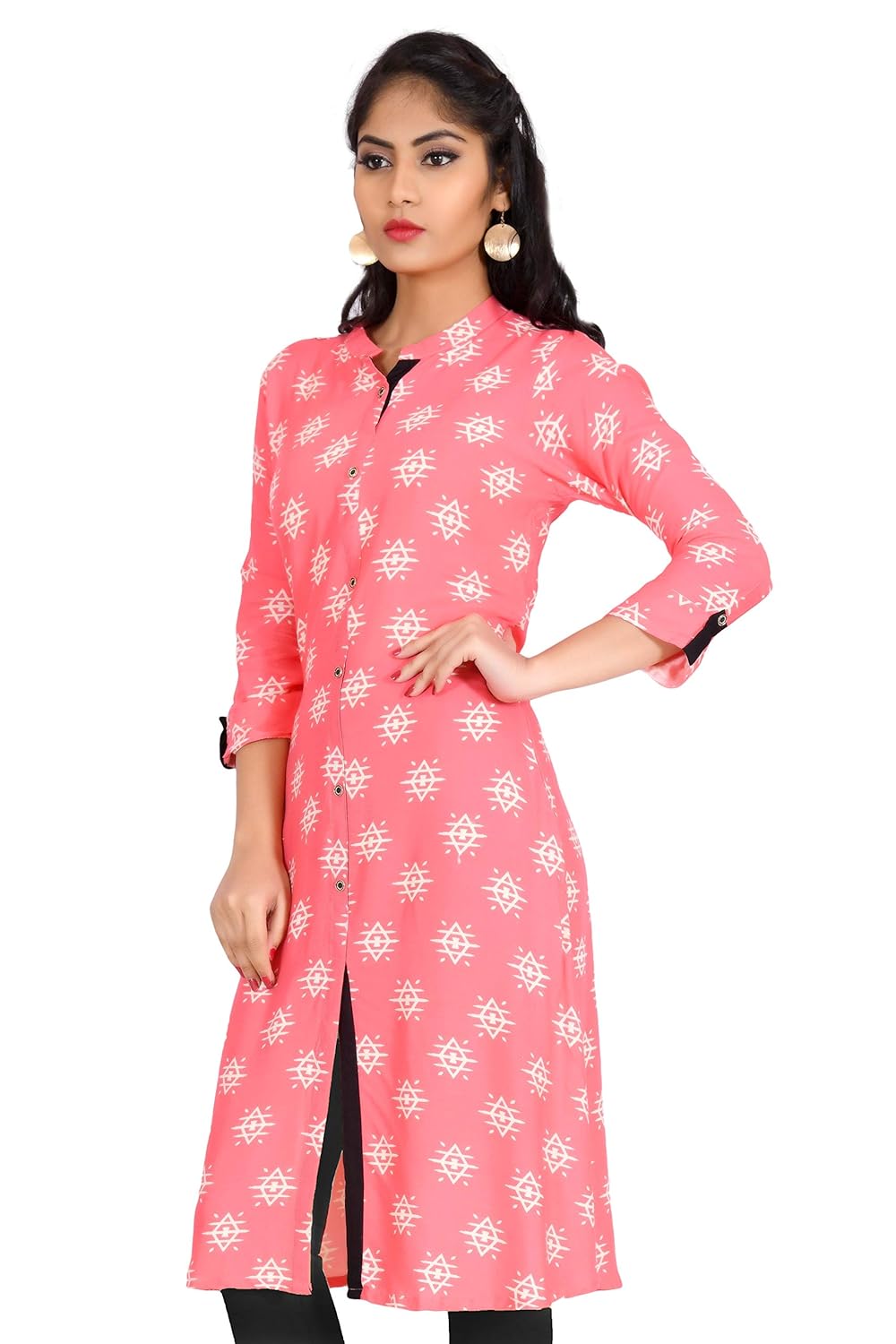 anica women's rayon a-line kurti casual and party wear