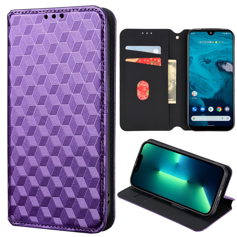 BaiFu Case for Infinix Smart 6 HD/X6512 Wallet Case, PU Leather Magnetic Closure Flip Case Phone Case Compatible with Infinix Smart 6 HD/X6512, Square5