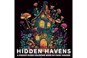 Hidden Havens: A Pocket-Sized Coloring Book Of Fairy Houses (Pocket Palette)