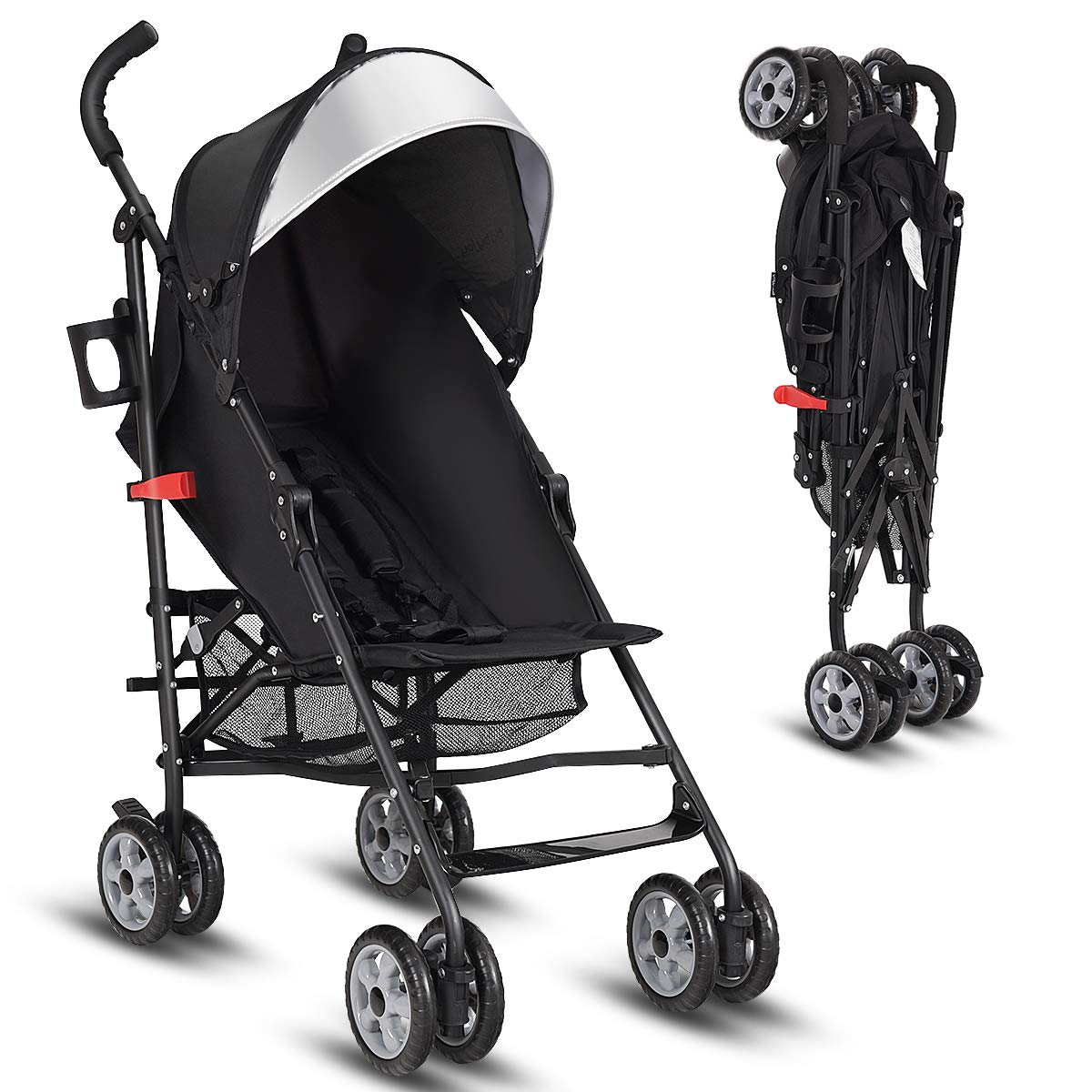 Carry Belt Storage Basket INFANS Lightweight Baby Umbrella Stroller