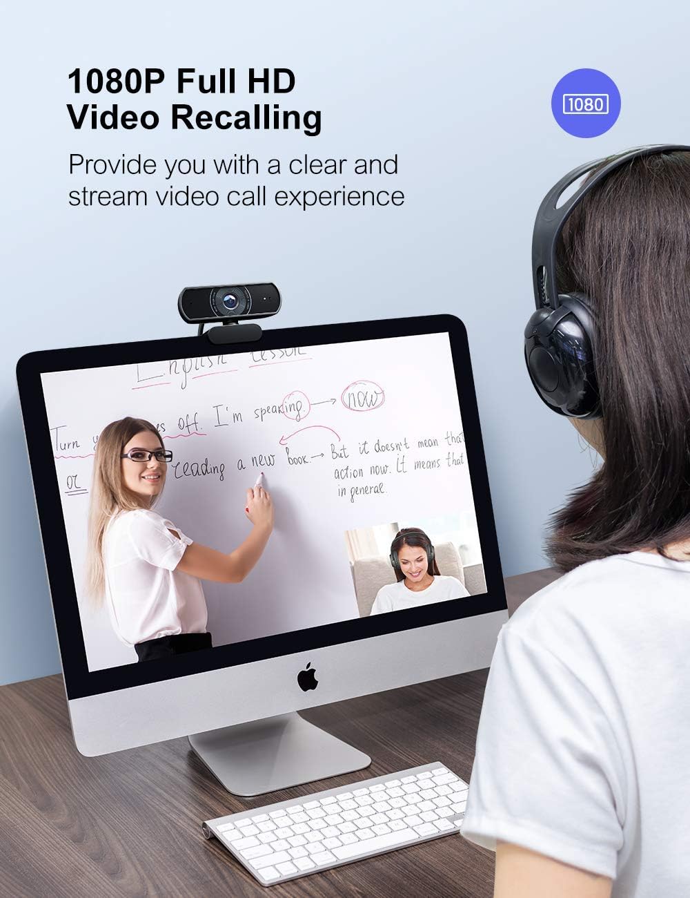 online video calling for pc on Online Study Webcam For Pc With Microphone Web Camera Streaming Video Camera For Computers Laptop Desktop