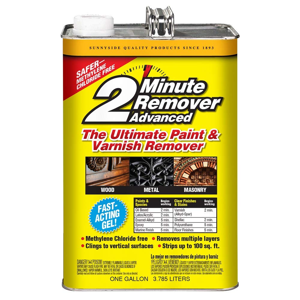 Sunnyside Corporation 634G1 Paint &amp; Varnish, Gallon, 2 Minute Remover Advanced Gel, 2 Pack