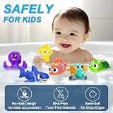 FWZXBK Mold Free No Hole Bath Toys Set for Toddlers 1-4 Years Kids view 3