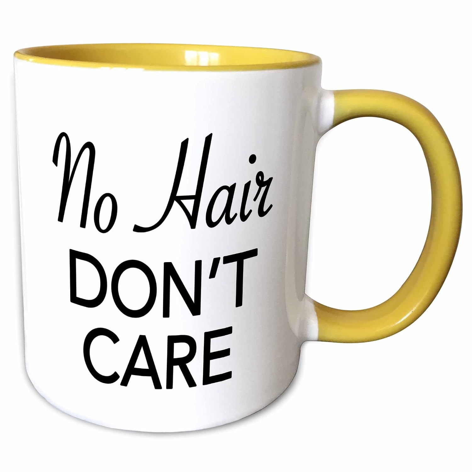 Buy 3drose Evadane Quotes No Hair Dont Care 15oz Two Tone