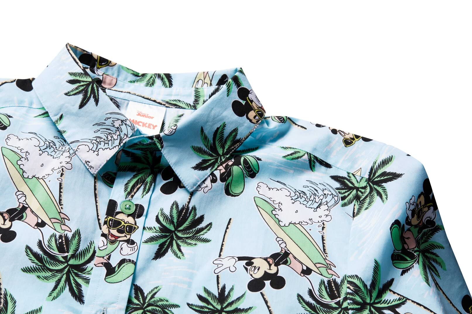 Disney Hawaiian Button Down Dress Shirt Toddler to Big Kid Sizes (2T - 18-20)