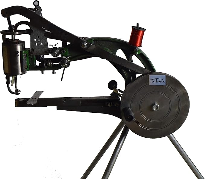 INTBUYING Cobbler Sewing Machine Manual Leather Cobbler Shoe Repair Machine Dual Cotton Nylon