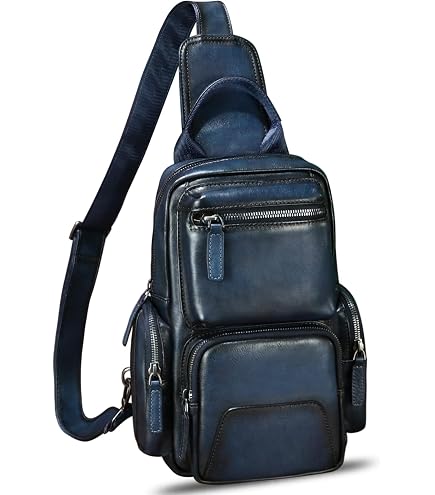 black leather backpack zippers moto LRTO Genuine Sling Bag Crossbody Motorcycle Bag Handmade Hiking Chest Daypack Retro Shoulder (Brown) : Clothing, Shoes & Jewelry The bag measures 12 Type_specs008:Spin BBC NEWS | Health Color:Chartreuse/Gold Blade