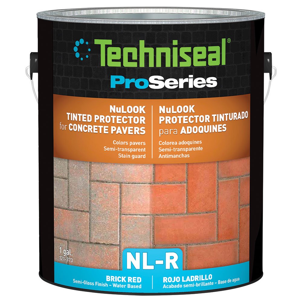 Techniseal NuLook Tinted Protector Concrete Paver Sealant Brick Red