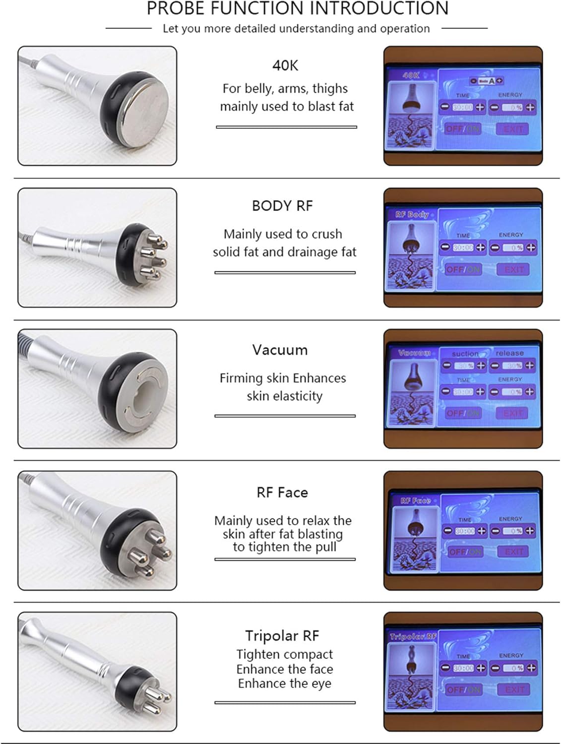 Multifunction Massager Anti-Wrinkle Beauty Equipment Skin Care Face Tighten or Home Use: Health & Personal Care