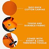 Dog & Field 100g Puppy Training Dummy Orange Incl Short/Long Throw Toggle view 2