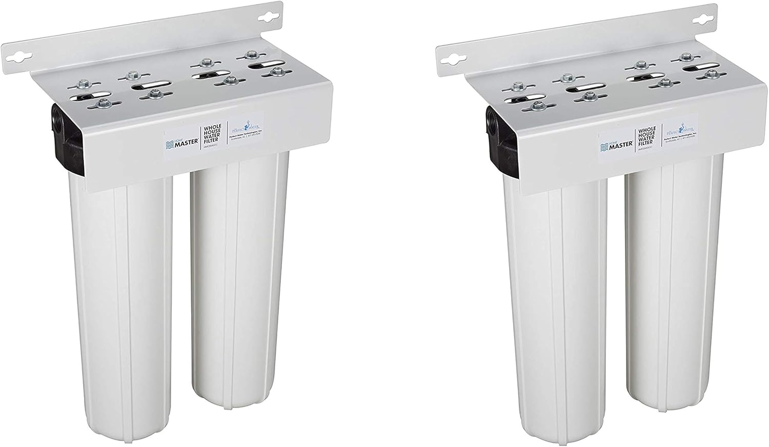 Home Master HMF2SMGCC Whole House 2-Stage Water Filter with Multi Gradient Sediment and KDF85/Catalytic Carbon (Pack of 2)