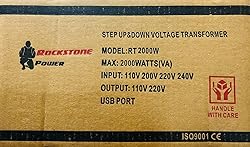 ROCKSTONE POWER 2000 Watt Voltage Converter