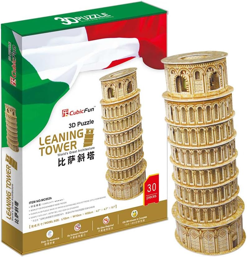 Primo Tech MC053H 3D Puzzle - Leaning Towers Of Piza