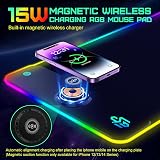 GIM Wireless Charging RGB Gaming Mouse Pad 15W Large 800x300x4MM Non-Slip view 5