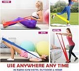 PIYAREY Resistance Bands Set of 3 1.5m Skin-Friendly Eco Bands Multi-Color view 5