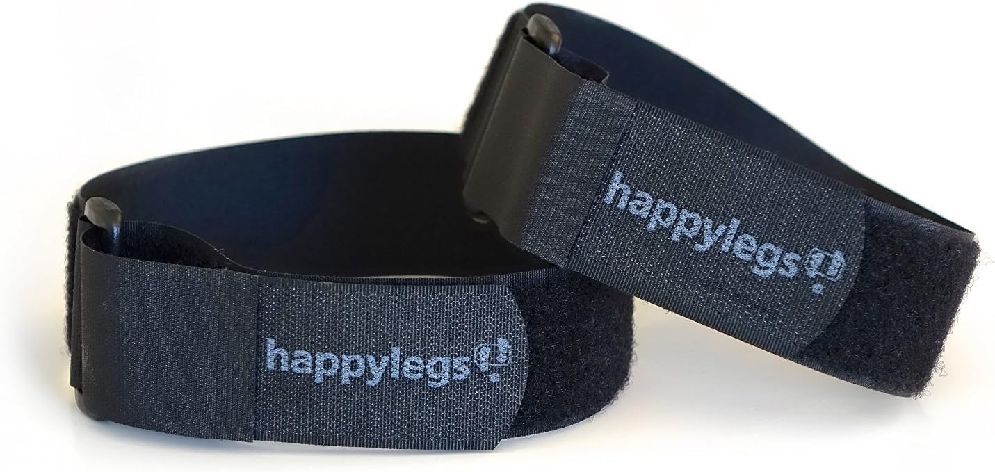 Happylegs Foot Straps – Foot Straps for the Seated Walking machine with Velcro Attachment System for People with Low Leg Strength. Provides Good Attachment to the Happylegs Pedals.