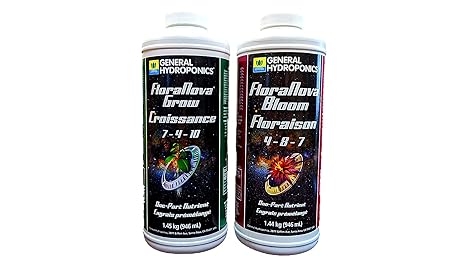 General Hydroponics Floranova Grow Bloom Quart Amazon In Garden Outdoors