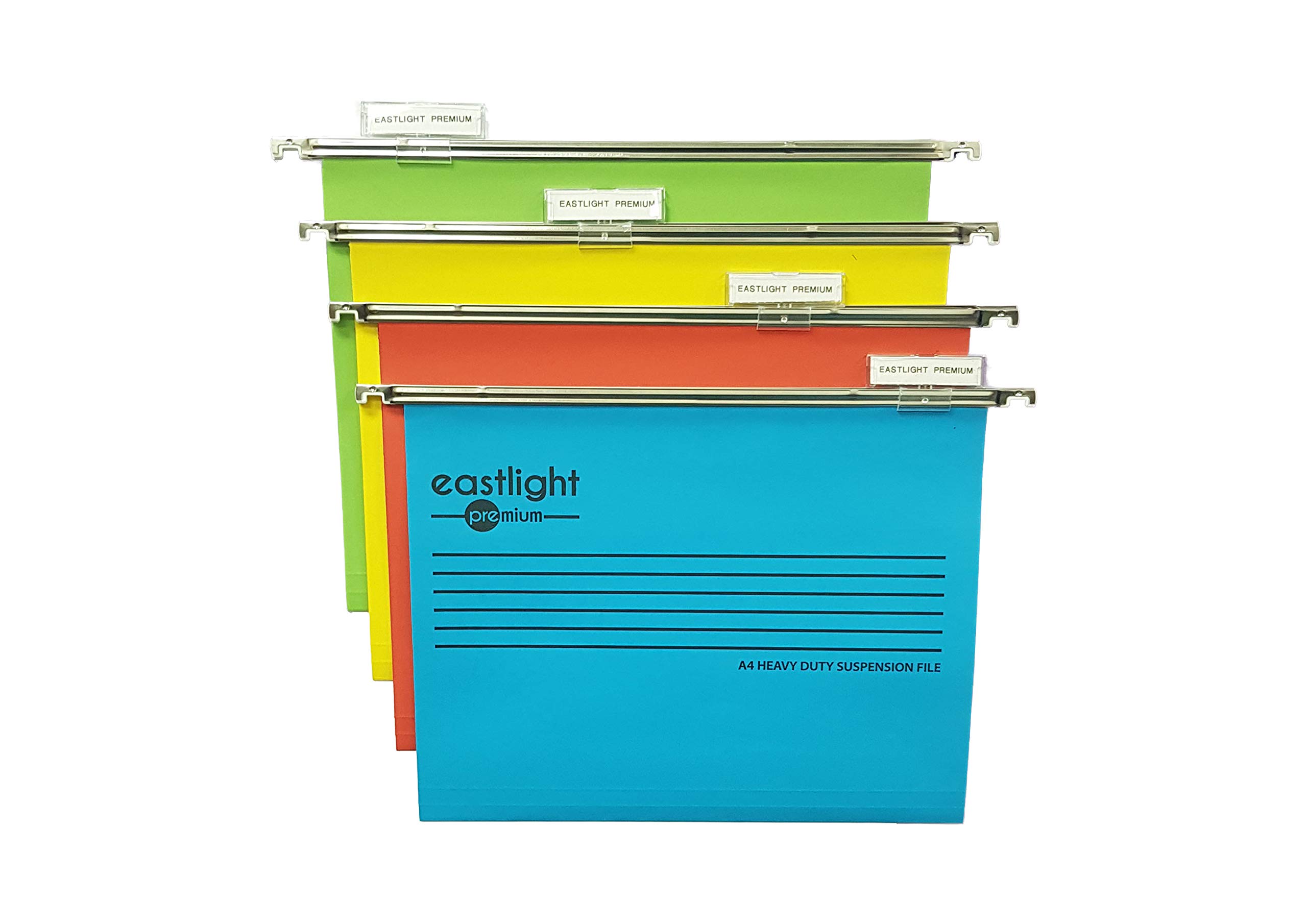 Eastlight Premium Filing Cabinet A4 Suspension Files with Tabs and Inserts (Pack 10) 100% Recycled Manilla. Made in The UK, **Please Check Size Required **